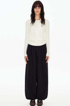 Skin-Friendly Drapey Lantern Pants