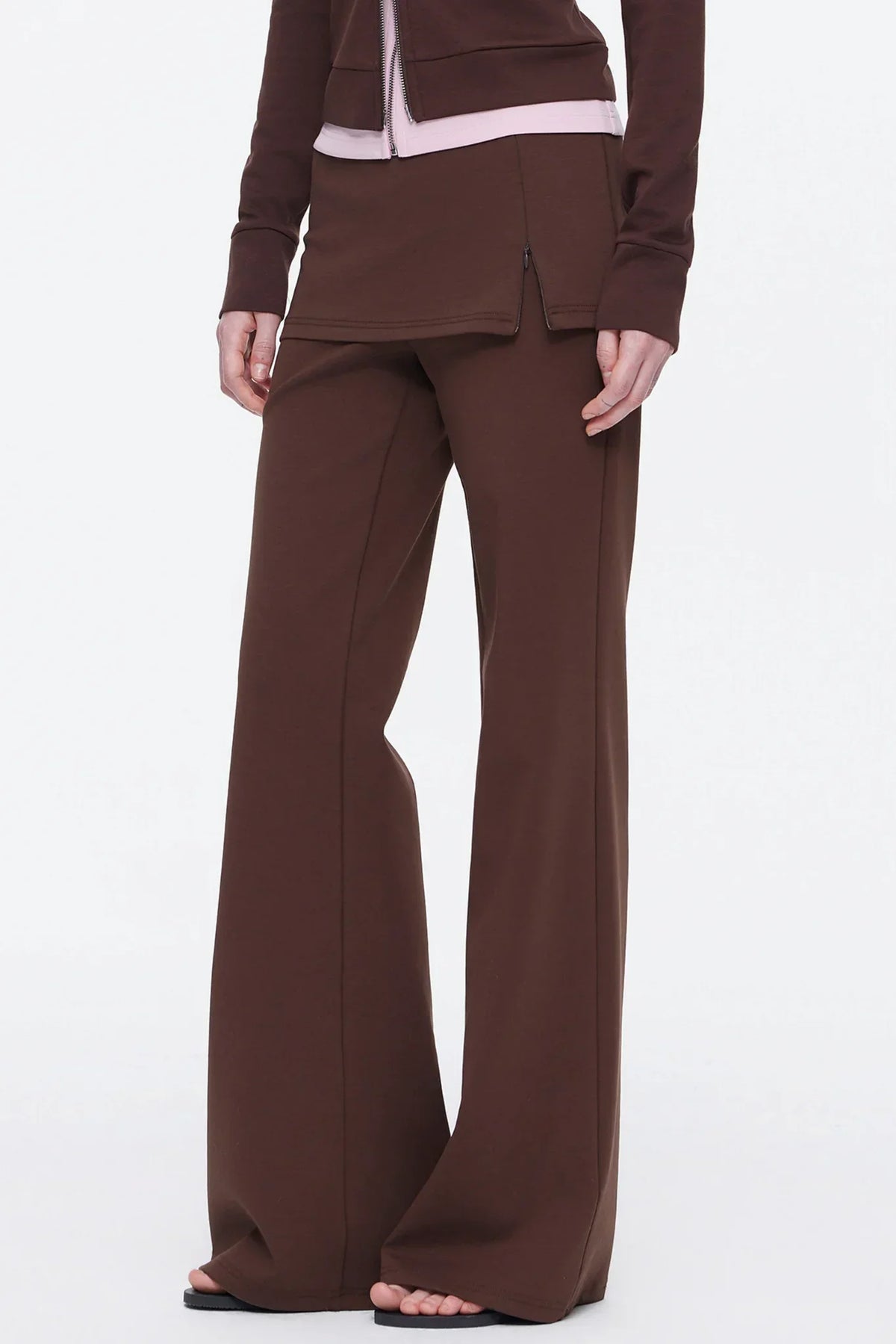 Skin-Friendly Knit Skirt Pants