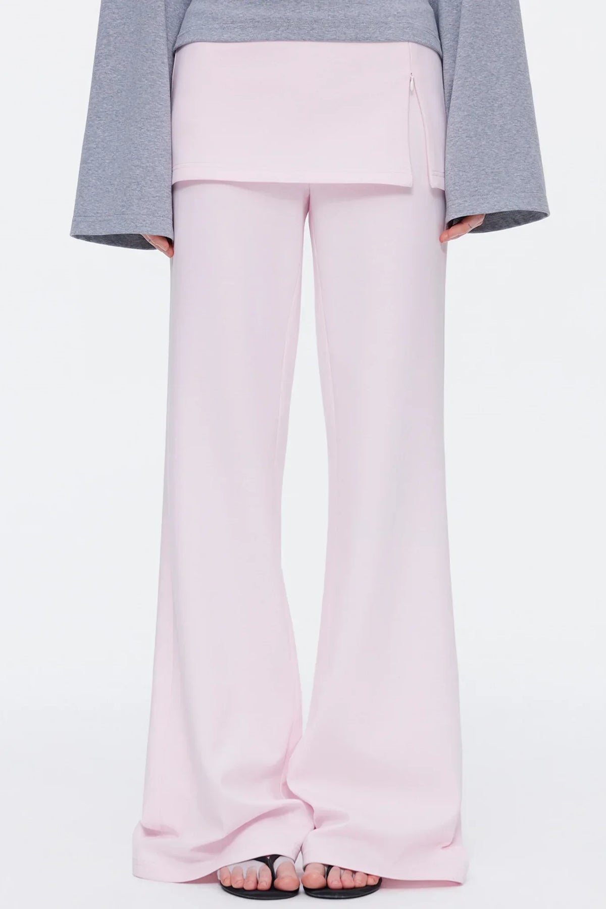 Skin-Friendly Knit Skirt Pants