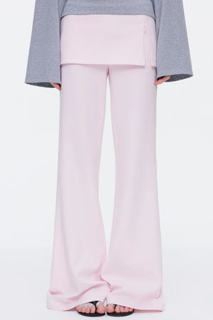 Skin-Friendly Knit Skirt Pants