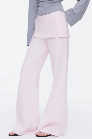 Skin-Friendly Knit Skirt Pants