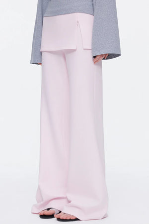 Skin-Friendly Knit Skirt Pants