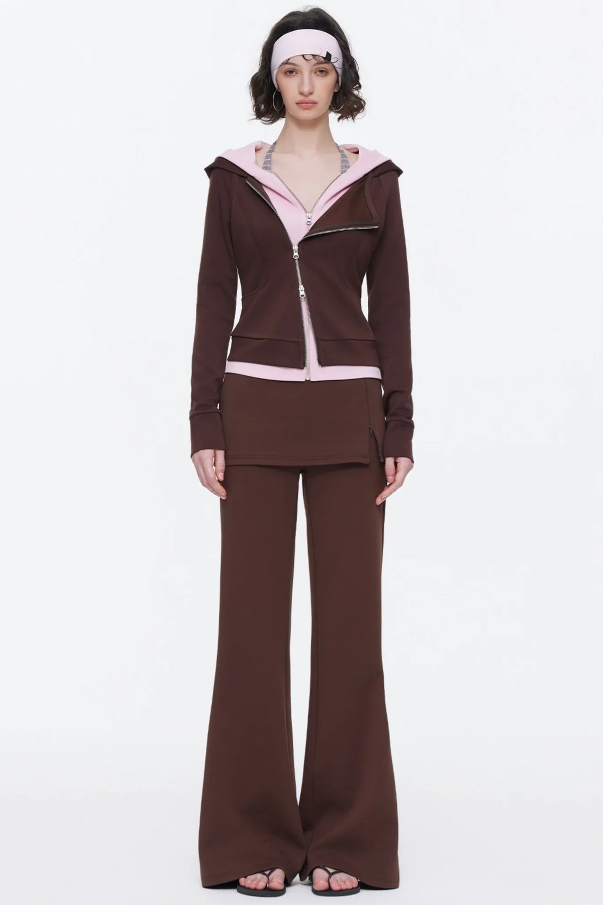 Skin-Friendly Knit Skirt Pants