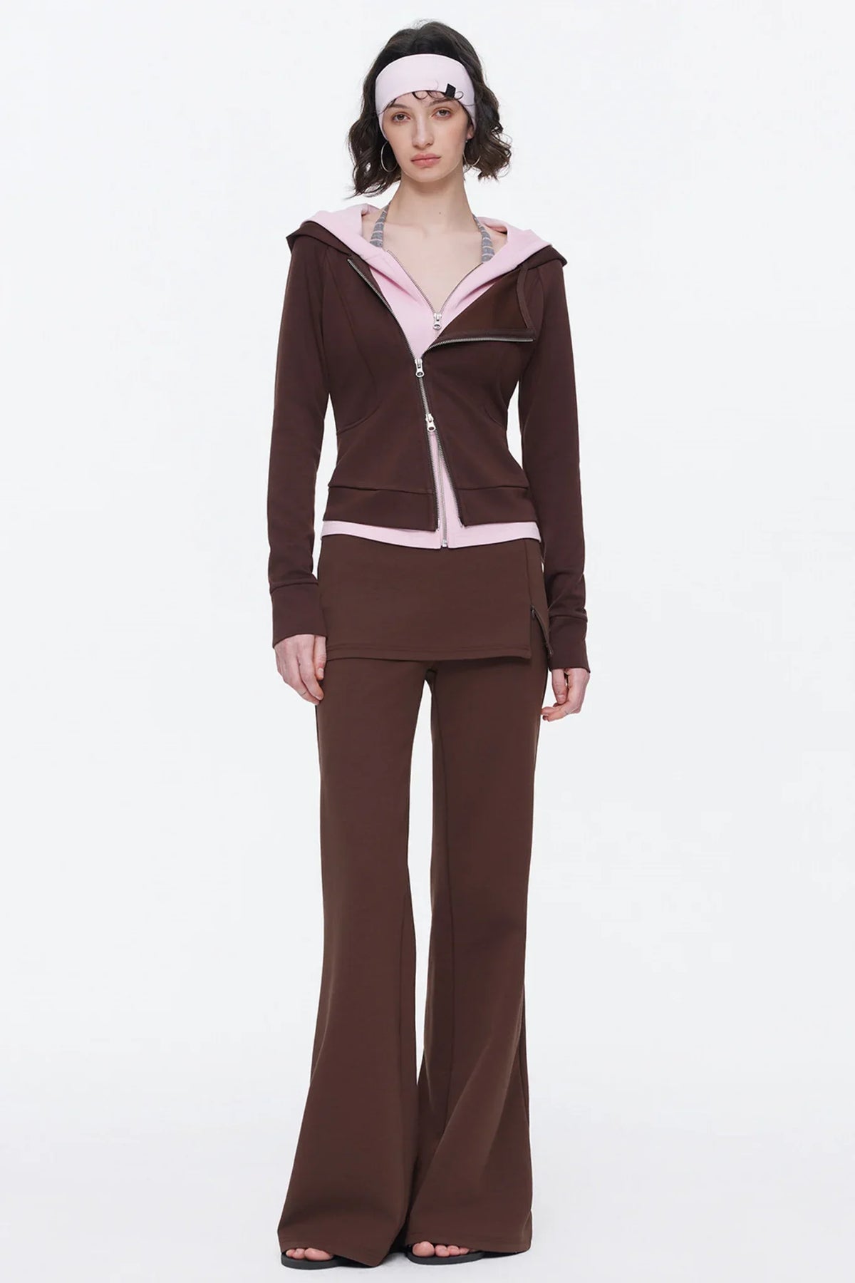 Skin-Friendly Knit Skirt Pants