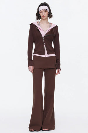 Skin-Friendly Knit Skirt Pants