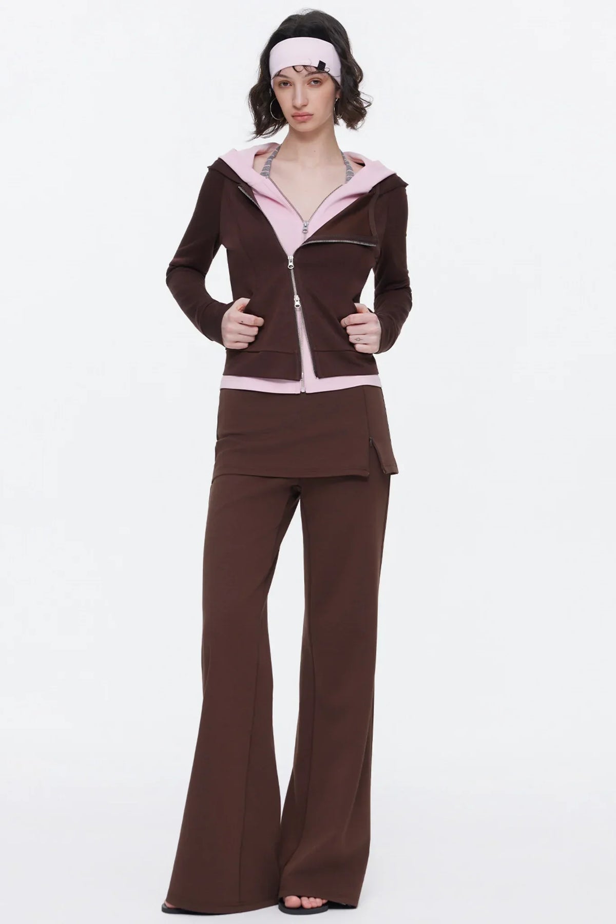 Skin-Friendly Knit Skirt Pants