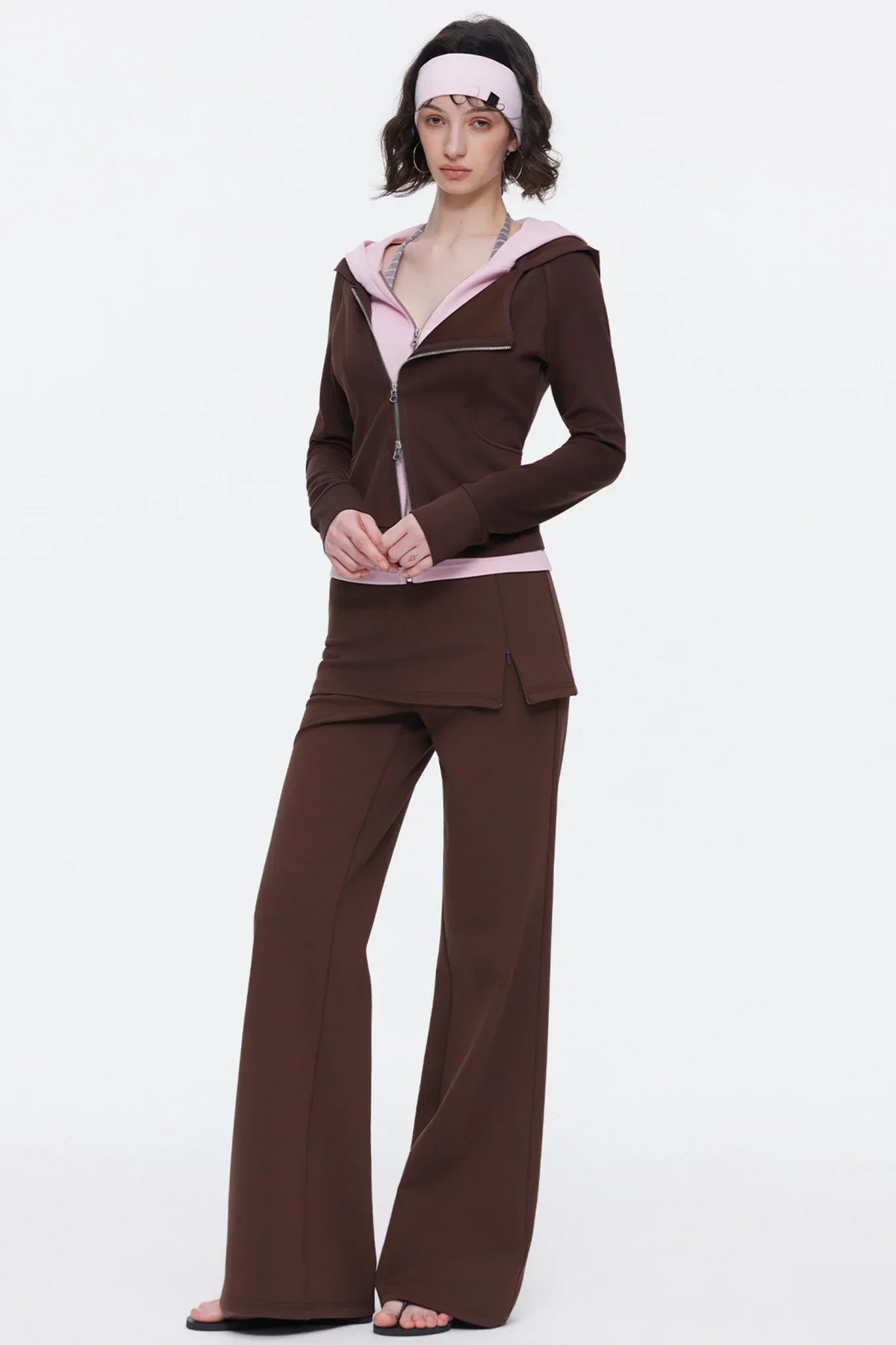 Skin-Friendly Knit Skirt Pants