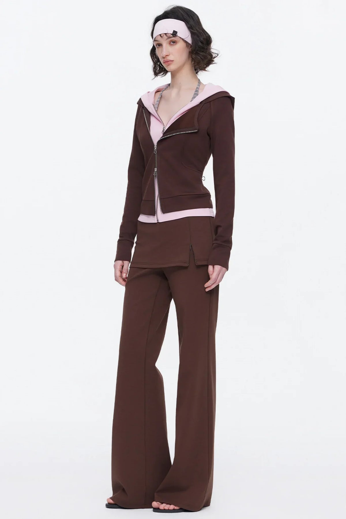 Skin-Friendly Knit Skirt Pants