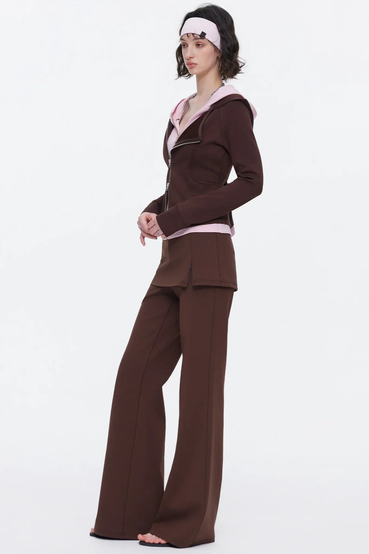 Skin-Friendly Knit Skirt Pants