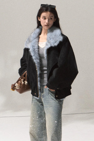 Skin Lace Wool Knit Sleeve Sweater Top