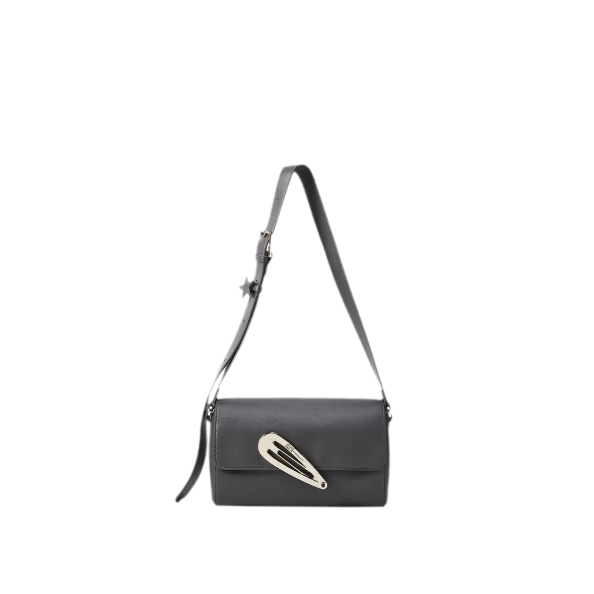 Sheep-Grain PU Flap Bag