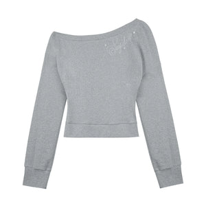 Slanted Shoulder Top