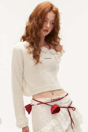 Slatted Shoulder Sweater