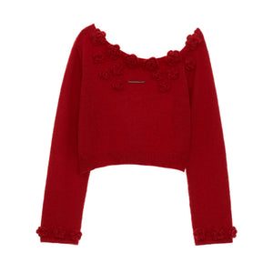Slatted Shoulder Sweater