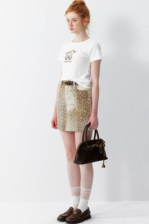 Sleepy Deer Printed Top