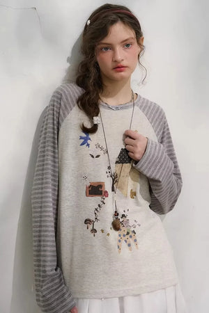 Sleepy Spring Retro Blouse