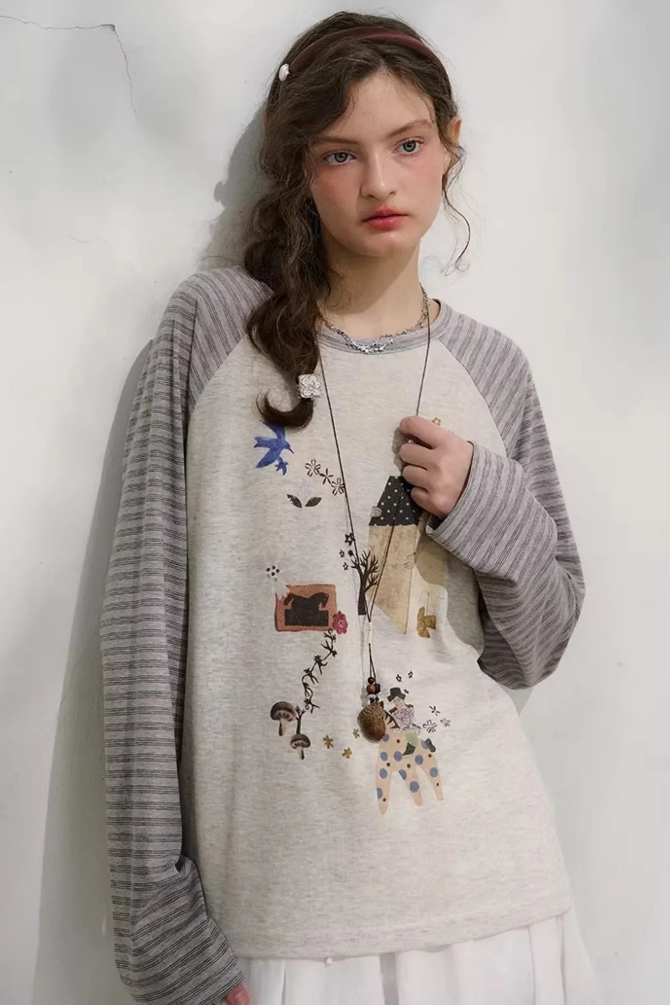 Sleepy Spring Retro Blouse