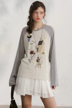 Sleepy Spring Retro Blouse