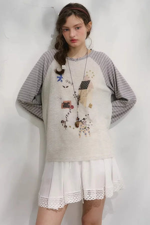 Sleepy Spring Retro Blouse
