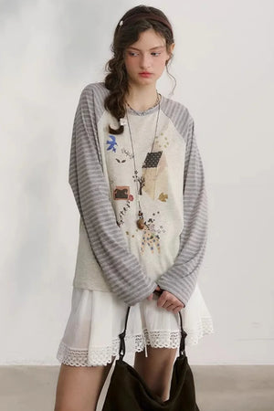 Sleepy Spring Retro Blouse