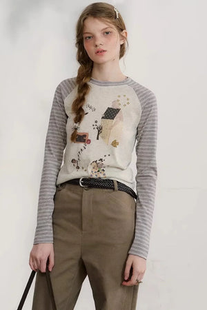 Sleepy Spring Retro Blouse