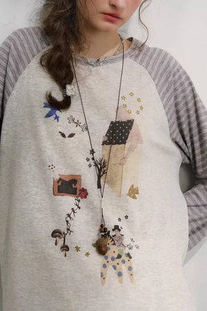 Sleepy Spring Retro Blouse