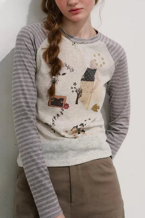Sleepy Spring Retro Blouse