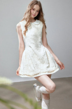 Sleeveless Doll Collar Dress