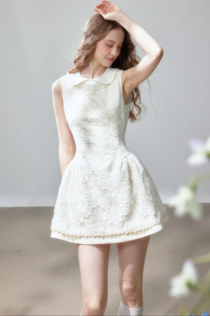 Sleeveless Doll Collar Dress