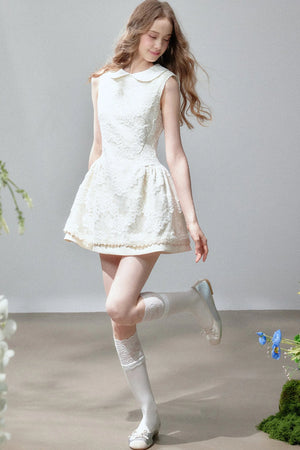 Sleeveless Doll Collar Dress