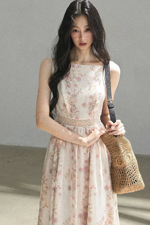Sleeveless Floral Dress