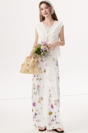 Sleeveless Linen Blouse