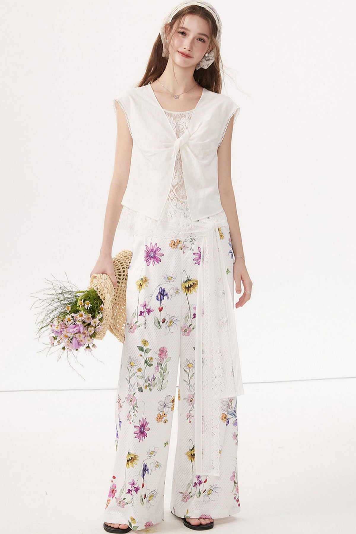 Sleeveless Linen Blouse