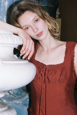 Sleeveless Ruffled Square Neck Dress