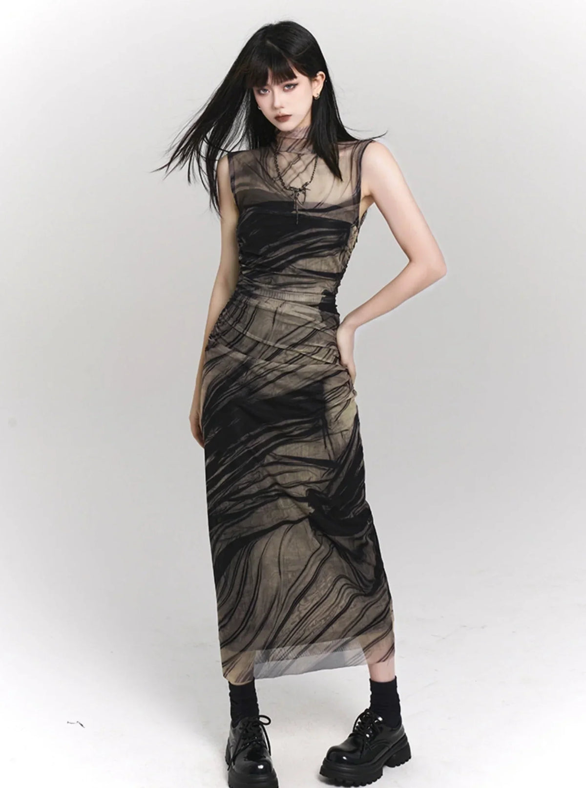 Sleeveless Vest Dress