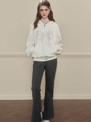 Slim Bootcut Track Pants