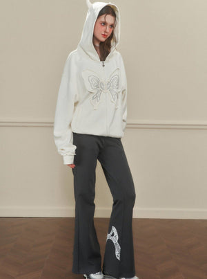 Slim Bootcut Track Pants
