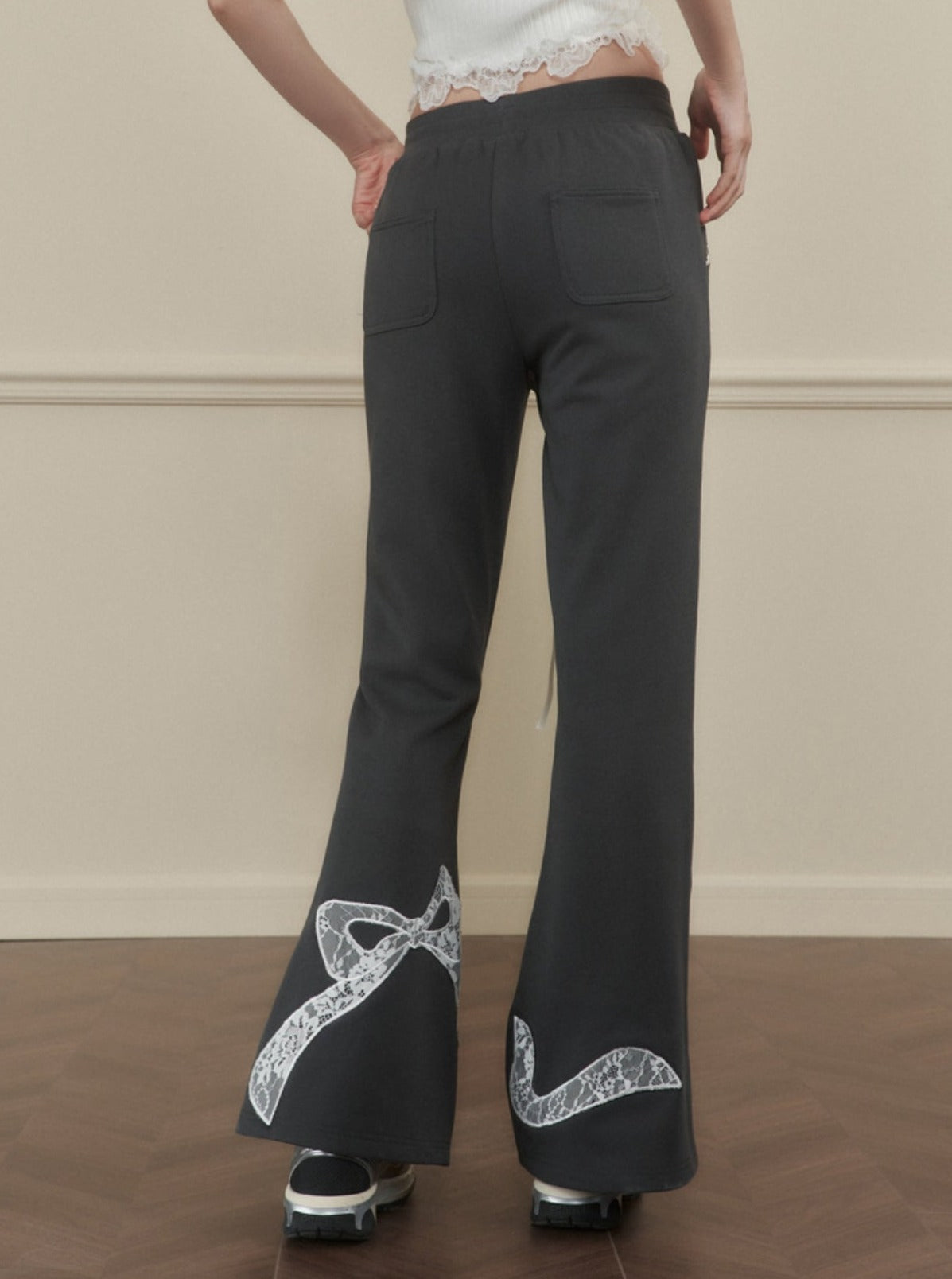 Slim Bootcut Track Pants