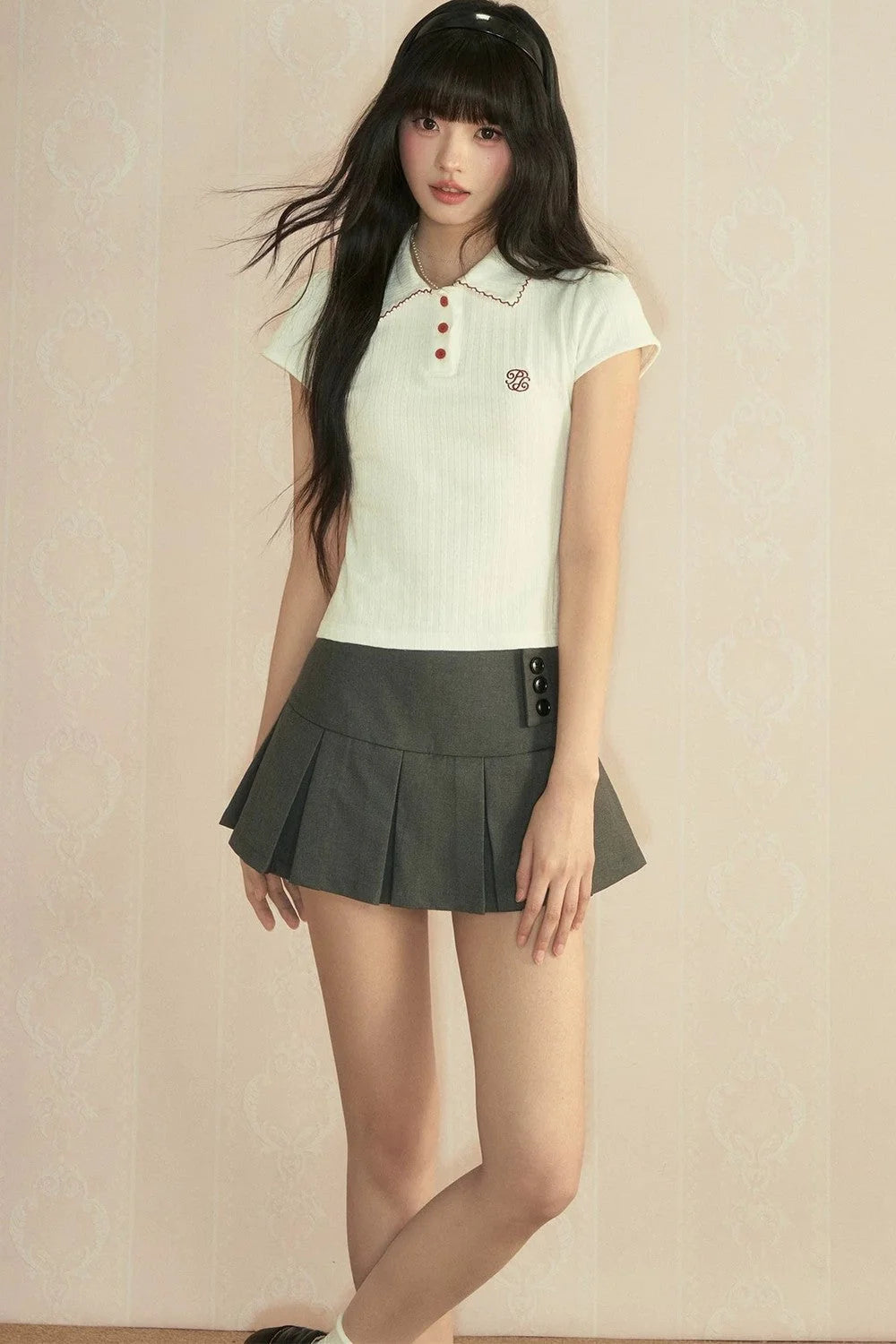 Slim Fit Color Block Polo