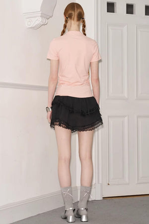 Slim Fit Colorblock Top