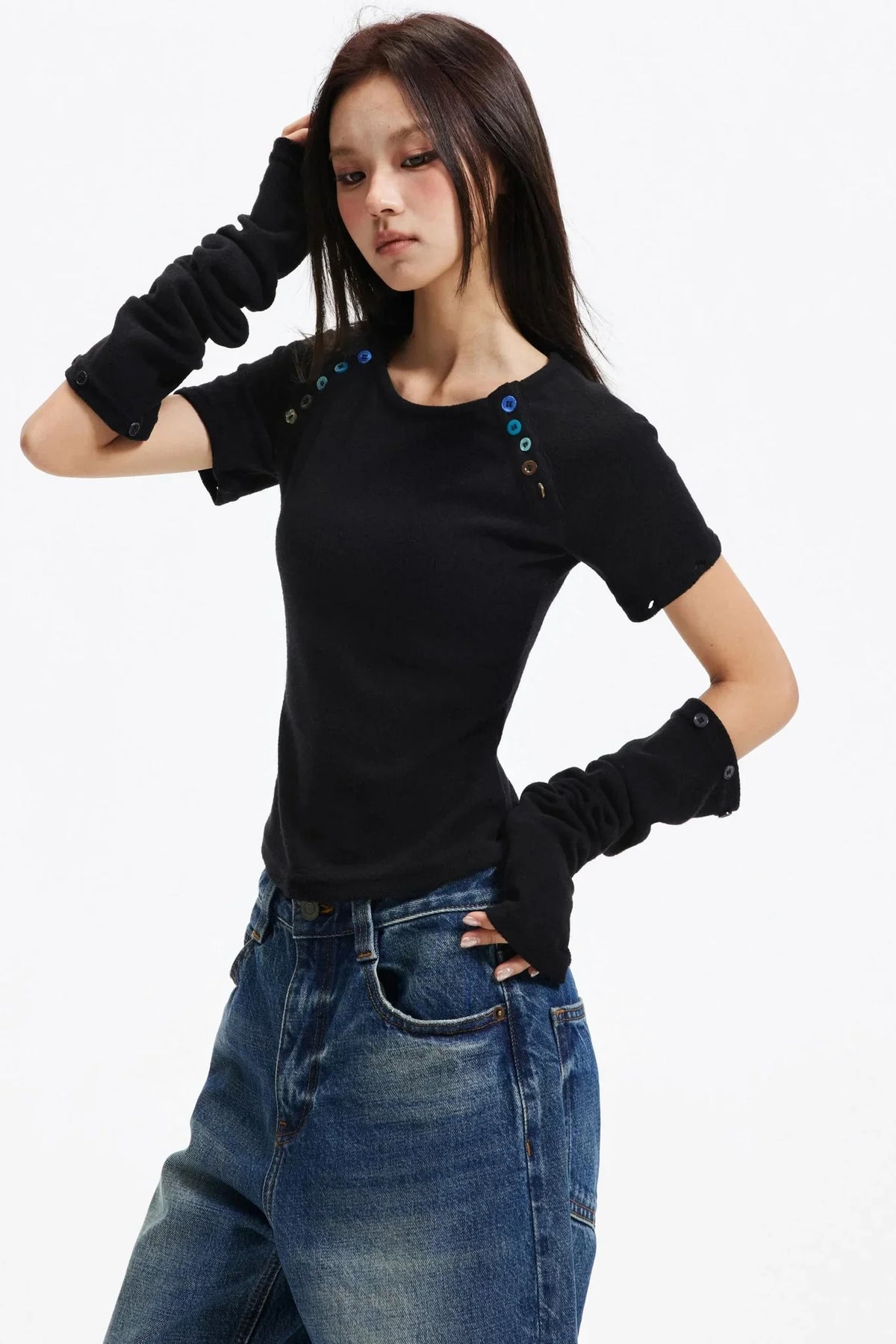 Slim-Fit Knit Top