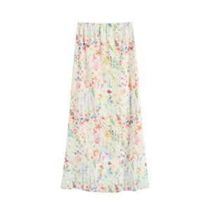 Slim Fit Knitted Lace-Up Top Skirt Set-Up