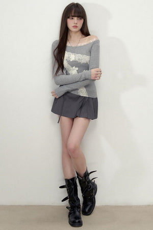 Slim Fit Lace Top