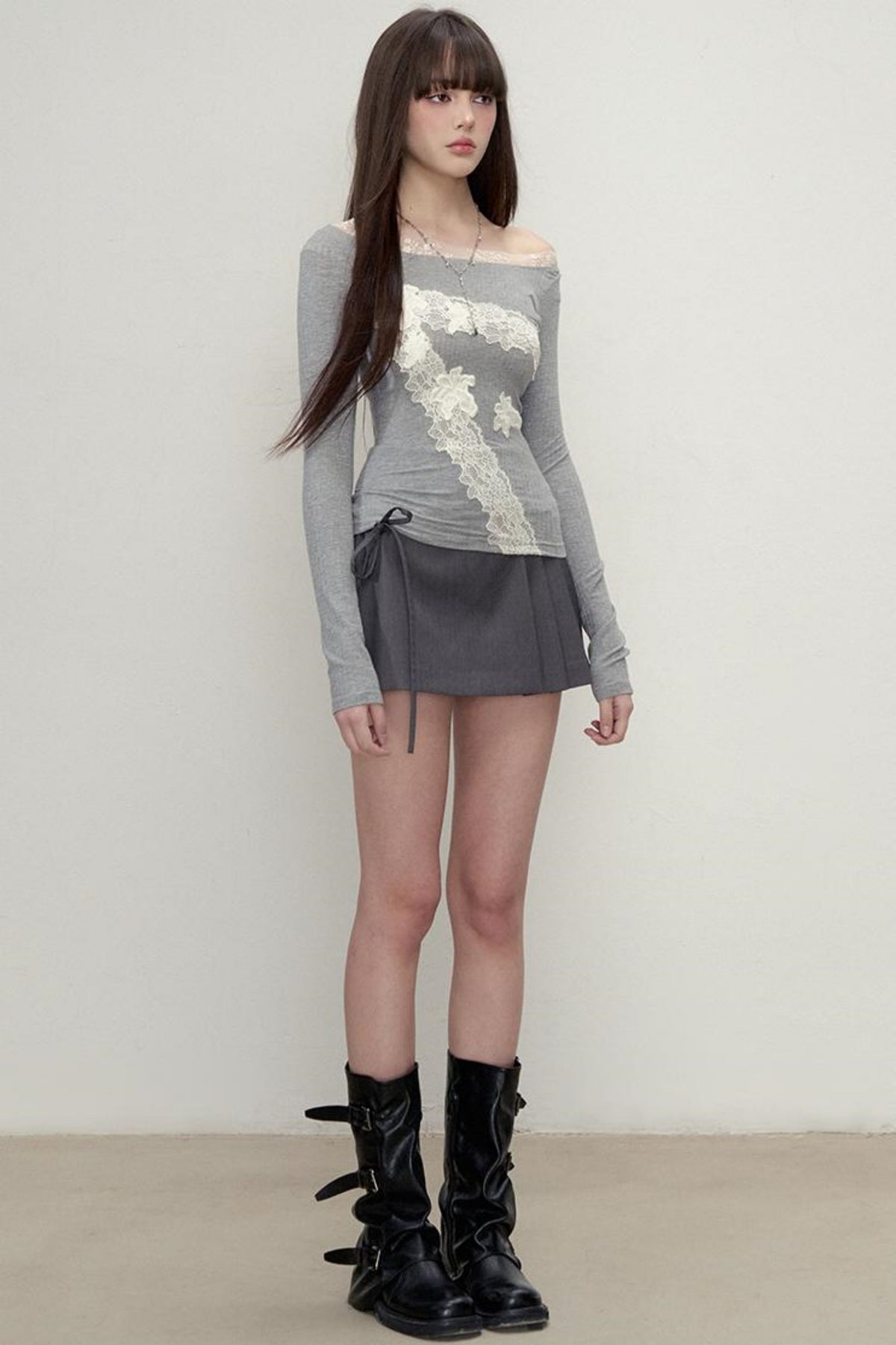Slim Fit Lace Top