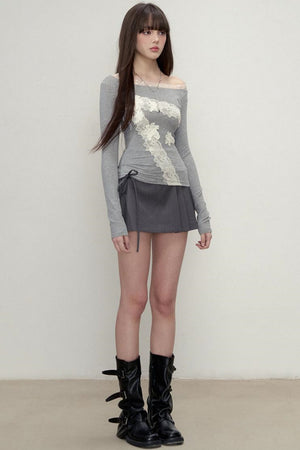 Slim Fit Lace Top