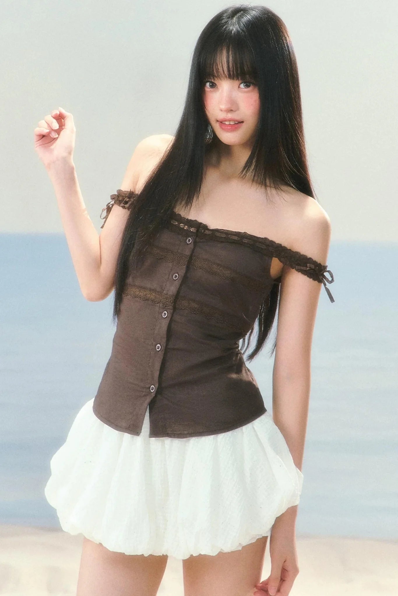 Slim-Fit Patchwork Tank Top Set-Up
