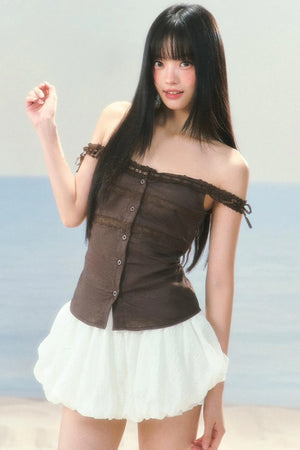 Slim-Fit Patchwork Tank Top Set-Up