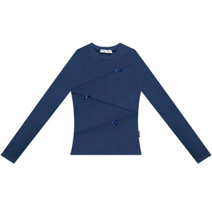 Slim Fit Retro Bow T-Shirt