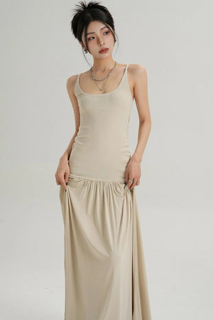 Slim Fit Suspender Dress