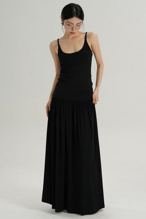 Slim Fit Suspender Dress
